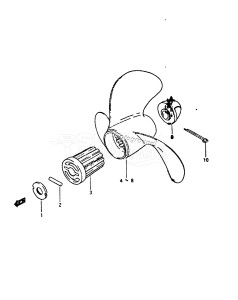 DT5W From 0502-2xxxx ()  1989 drawing PROPELLER