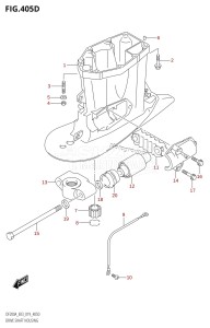 DF150A From 15003F-910001 (E03)  2019 drawing DRIVE SHAFT HOUSING (DF150AT)