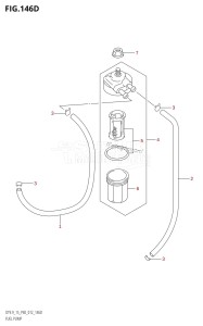 DT15 From 01504-210001 (P37-)  2012 drawing FUEL PUMP (DT15:P40)