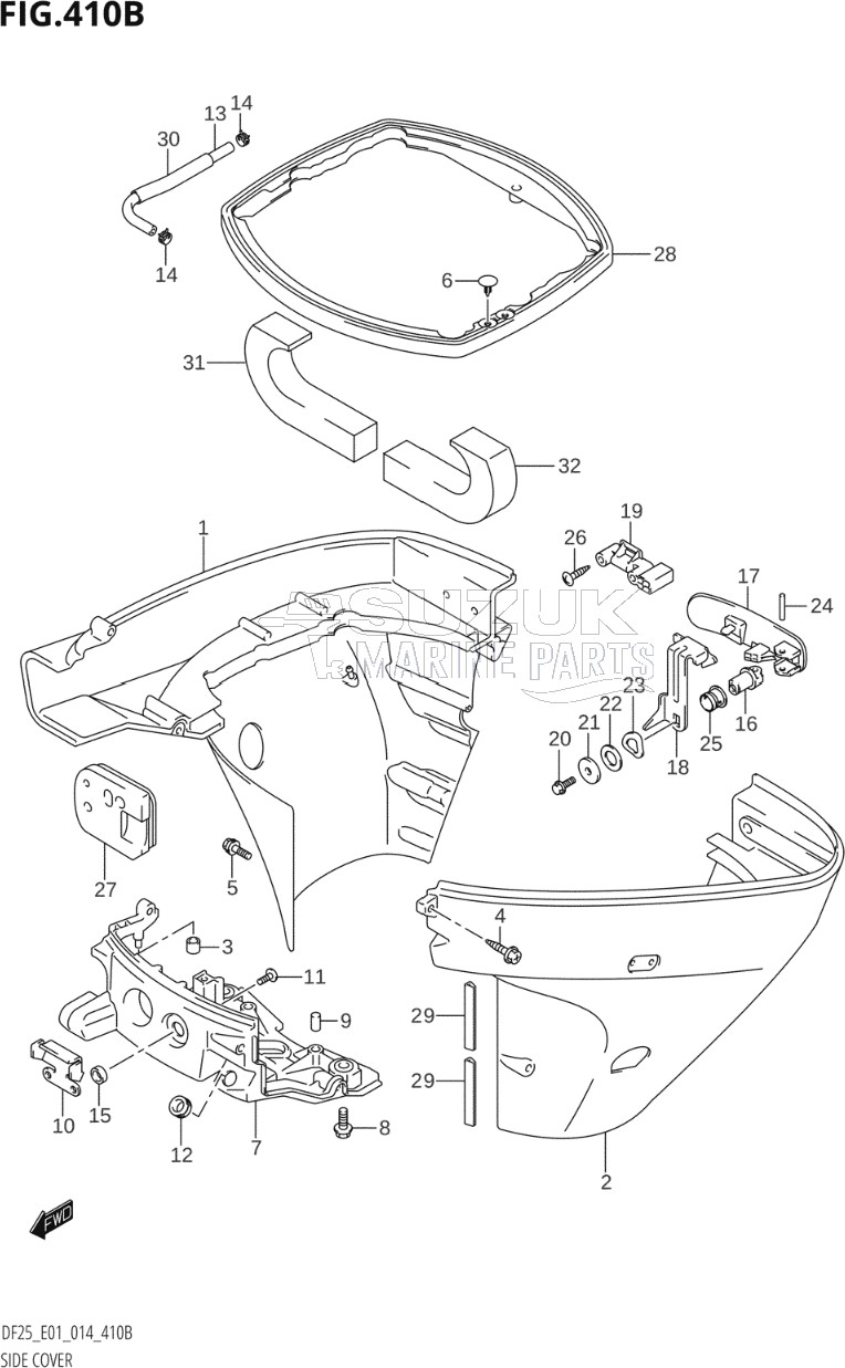 SIDE COVER (DF25R:E01)