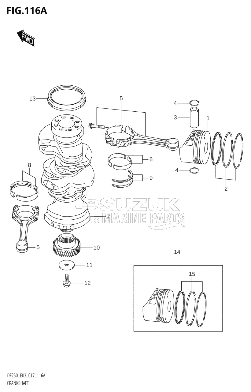 CRANKSHAFT (DF200T:E03)