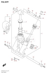 DF140A From 14003F-510001 (E40)  2015 drawing TRIM CYLINDER (DF140AT:E01)