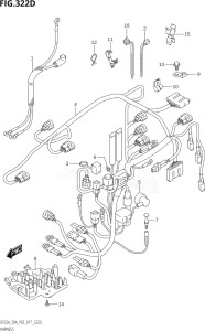 03003F-710001 (2017) 30hp P40-Costa Rica (DF30A  DF30AQ  DF30AR  DF30AT  DF30ATH  DT30  DT30R) DF30A drawing HARNESS (DF25ATH:P03)