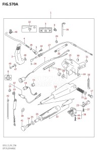 DF15 From 01502F-510001 (P01)  2005 drawing OPT:TILLER HANDLE (K4)