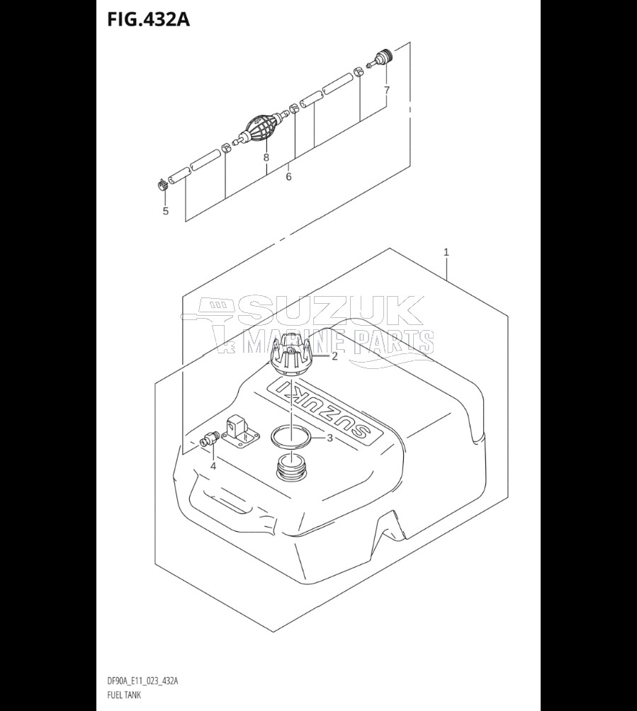 FUEL TANK ((E01,E11,E40):W / FUEL TANK)