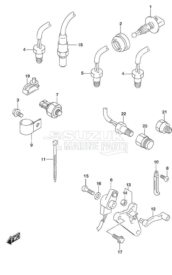 Sensor w/Transom (X or XX)