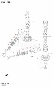 DF60A From 06002F-010001 (E03)  2010 drawing CAMSHAFT