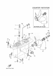 LF300XA-2019 drawing PROPELLER-HOUSING-AND-TRANSMISSION-4