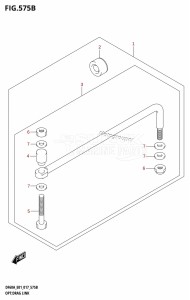 DF40A From 04003F-710001 (E01)  2017 drawing OPT:DRAG LINK (DF40ATH:E01)