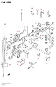 DF200Z From 20002Z-310001 (E01 E40)  2013 drawing HARNESS (DF250Z:E40)