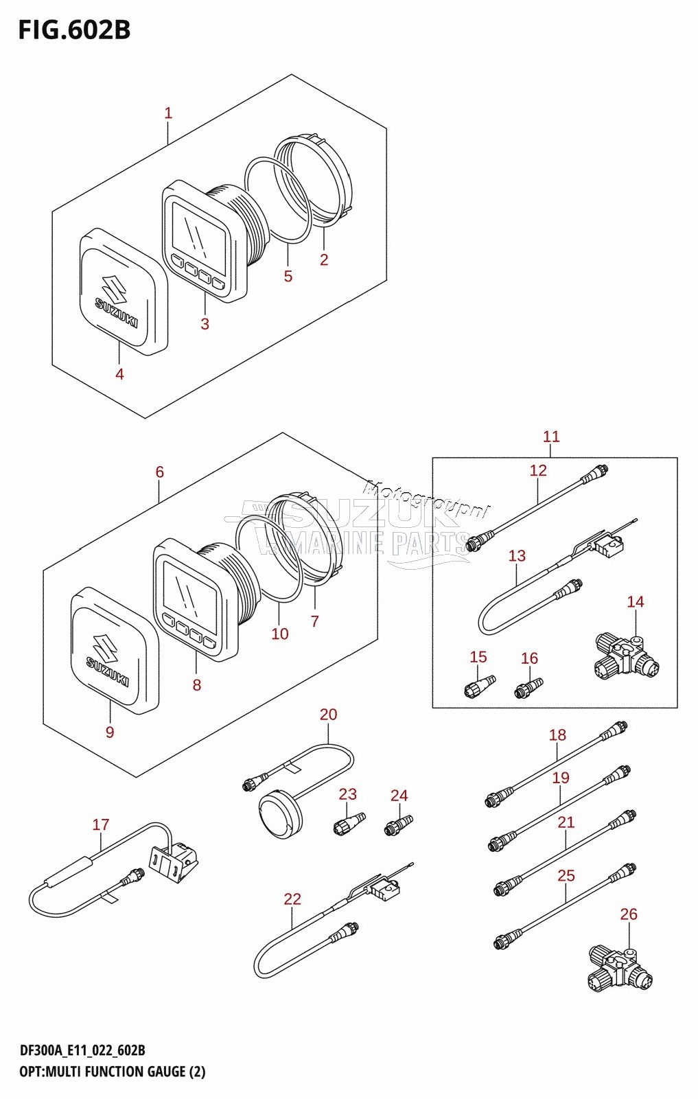 OPT:MULTI FUNCTION GAUGE (2) (022)