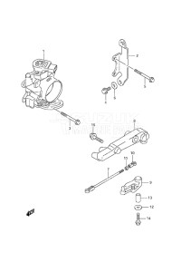 Outboard DF 90A drawing Throttle Body