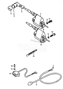 DT5 From d-10001 ()  1983 drawing ELECTRICAL