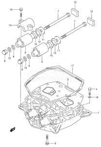 DT225TCL From 22501-251001 ()  2002 drawing ENGINE HOLDER