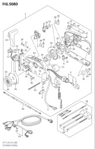 15002F-610001 (2016) 150hp E03-USA (DF150ST  DF150T  DF150TG) DF150 drawing OPT:REMOTE CONTROL (DF175Z:E03)