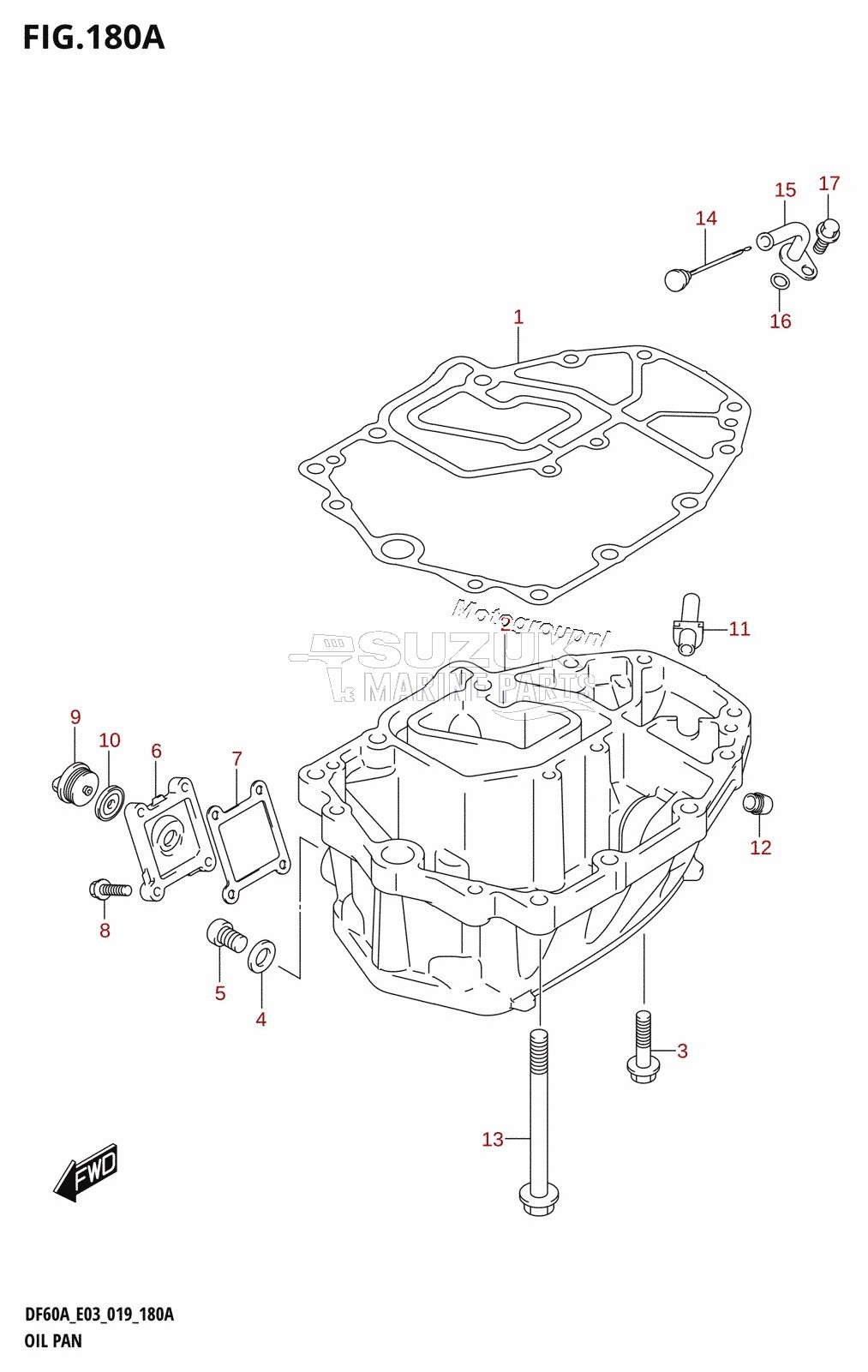 OIL PAN (DF40A,DF50A,DF60A)