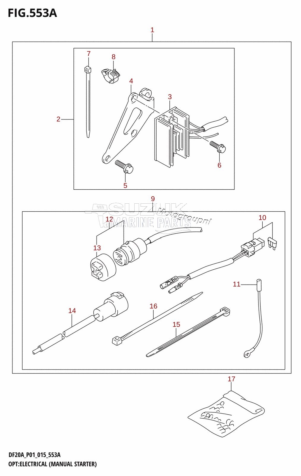 OPT:ELECTRICAL (MANUAL STARTER) (DF9.9B:P01:M-STARTER)