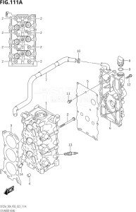 03003F-240001 (2022) 30hp P03-U.S.A (DF30AT    DF30ATH) DF30A drawing CYLINDER HEAD