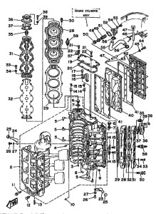 L150CETO drawing CYLINDER--CRANKCASE