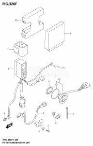 DF50A From 05003F-710001 (E01)  2017 drawing PTT SWITCH /​ ENGINE CONTROL UNIT (DF50ATH:E01)