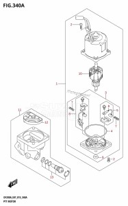 DF200A From 20003F-510001 (E01 E40)  2015 drawing PTT MOTOR (DF200AT)