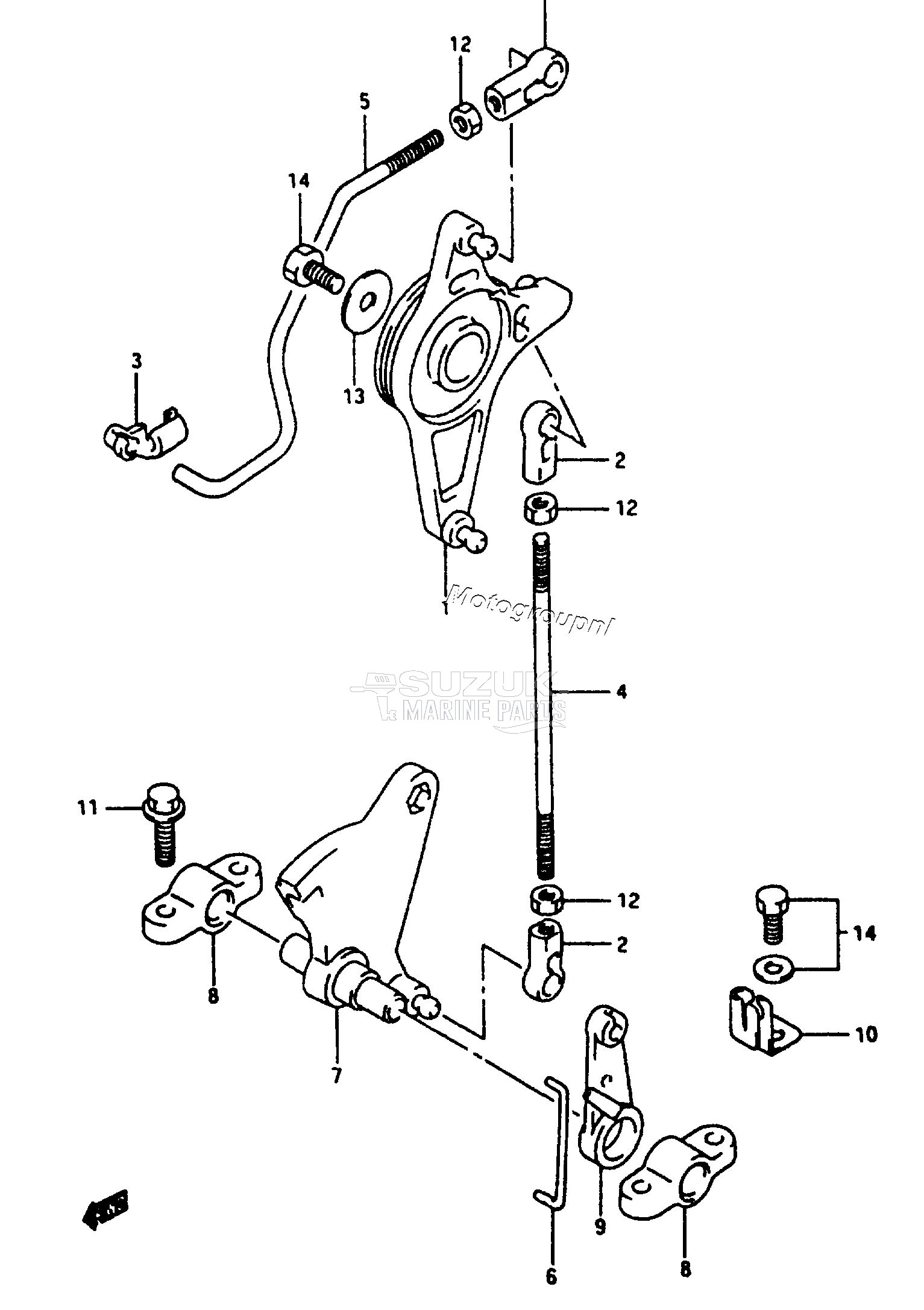 THROTTLE CONTROL (DT40WK)