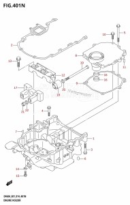 DF40A From 04004F-410001 (E34-Italy)  2014 drawing ENGINE HOLDER (DF50AVT:E01)