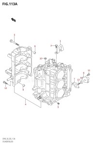 DF50 From 05001F-971001 (E03)  1999 drawing CYLINDER BLOCK