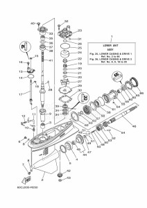 F100BETX drawing PROPELLER-HOUSING-AND-TRANSMISSION-1