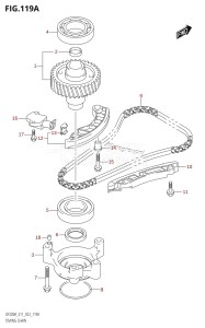 DF200A From 20003F-340001 (E11 E40)  2023 drawing TIMING CHAIN