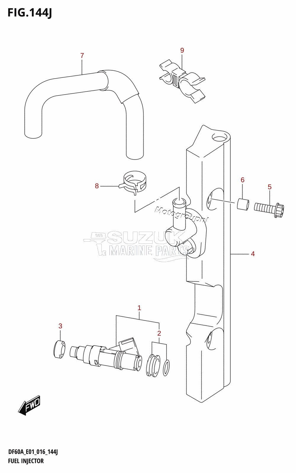 FUEL INJECTOR (DF60AQH:E01)