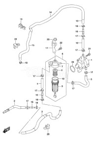 Outboard DF 150A drawing Fuel Pump