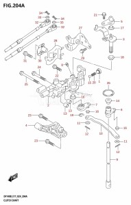 DF100C From 10005F-440001 (E01)  2024 drawing CLUTCH SHAFT