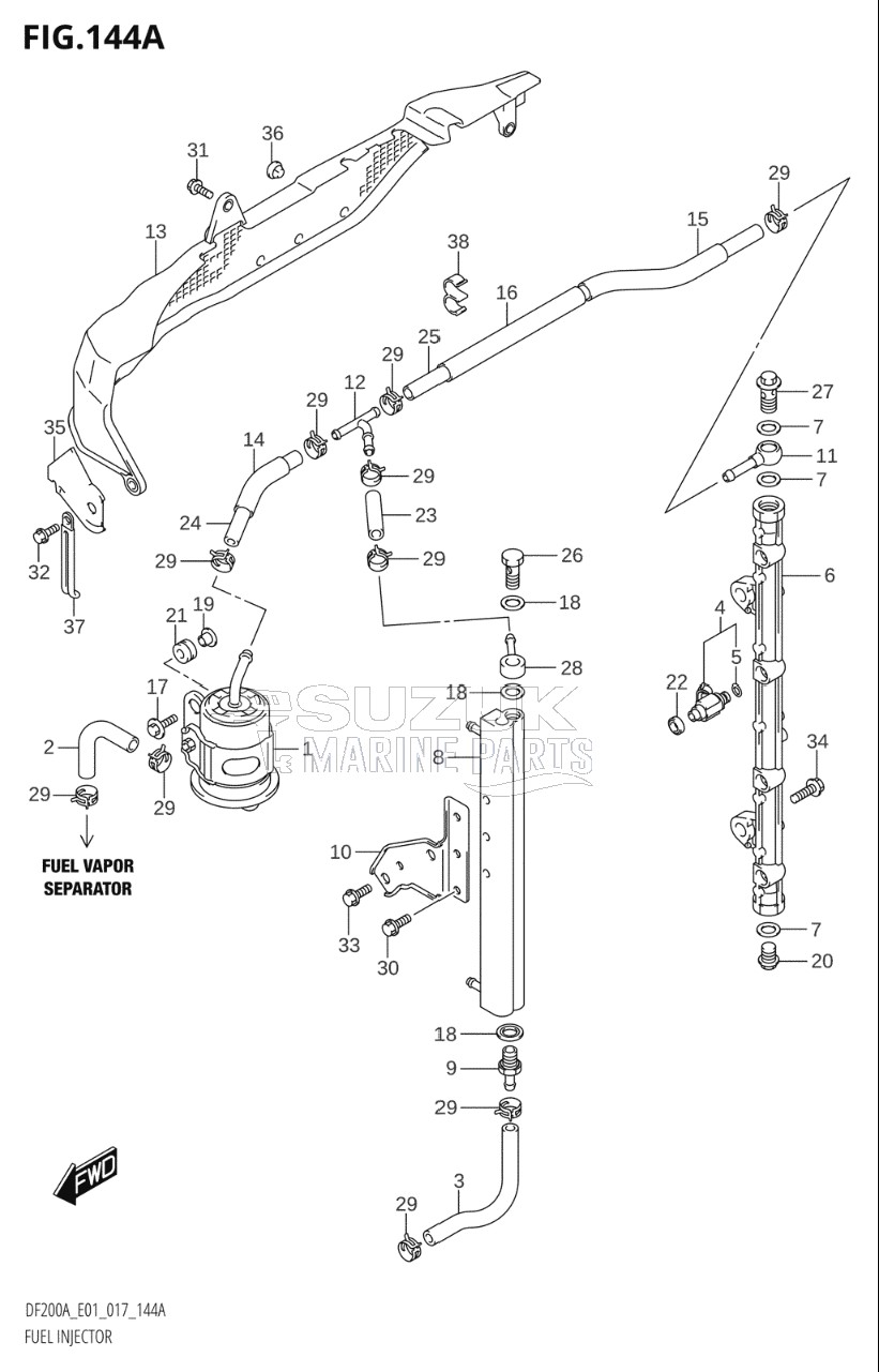 FUEL INJECTOR (DF200AT:E01)