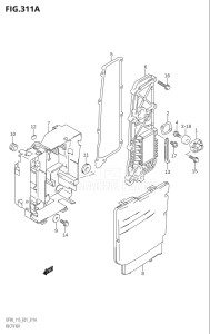 11501F-680001 (2006) 115hp E01 E40-Gen. Export 1 - Costa Rica (DF115TK5  DF115TK6  DF115WTK6) DF115T drawing RECTIFIER