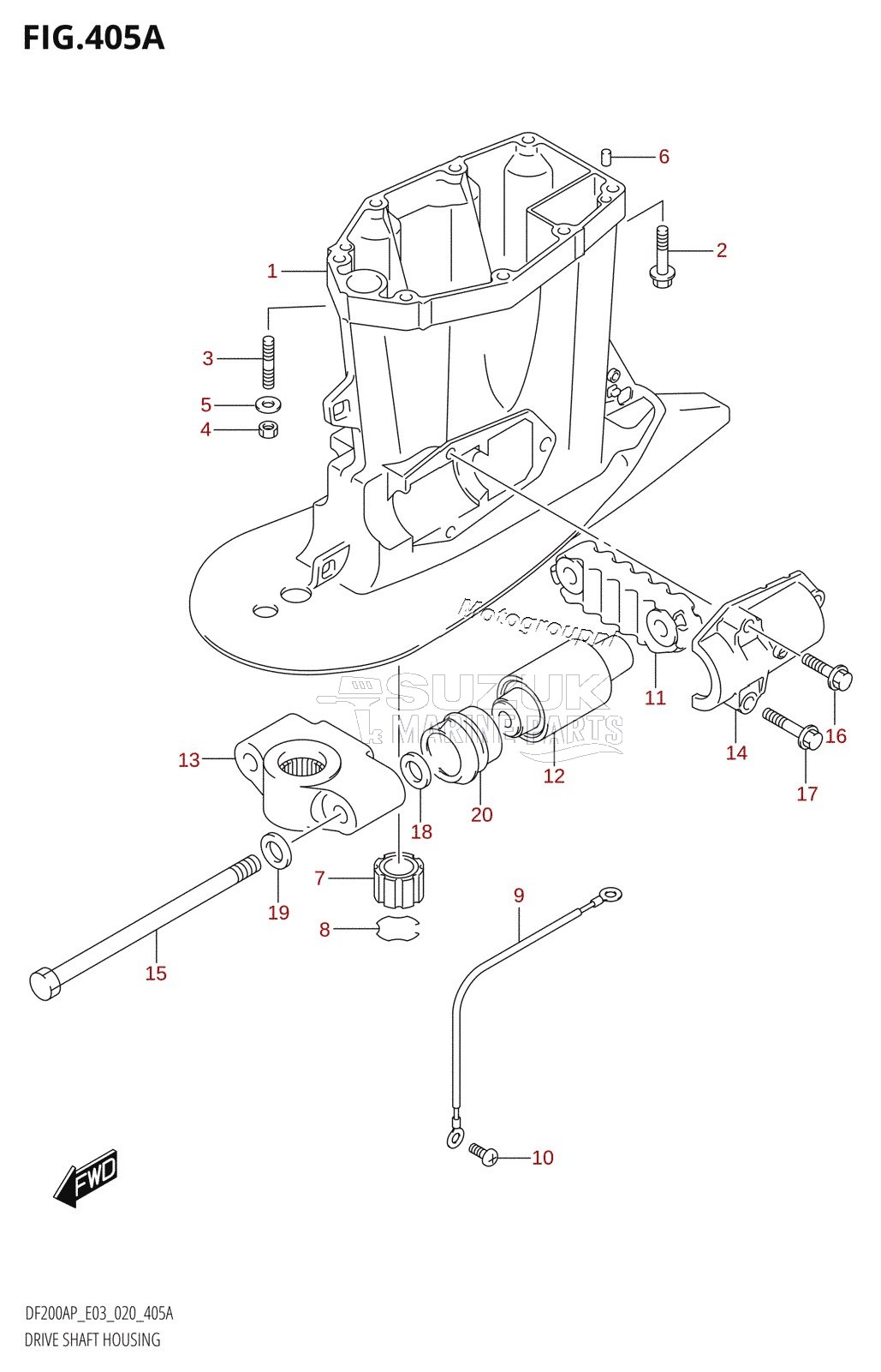 DRIVE SHAFT HOUSING