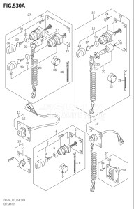 14003F-410001 (2014) 140hp E03-USA (DF140AT) DF140A drawing OPT:SWITCH