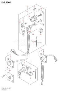 DF80A From 08002F-210001 (E01 E40)  2012 drawing OPT:SWITCH (DF90A:E40)