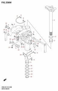 DF40A From 04003F-410001 (E01)  2014 drawing SWIVEL BRACKET (DF60ATH:E40)