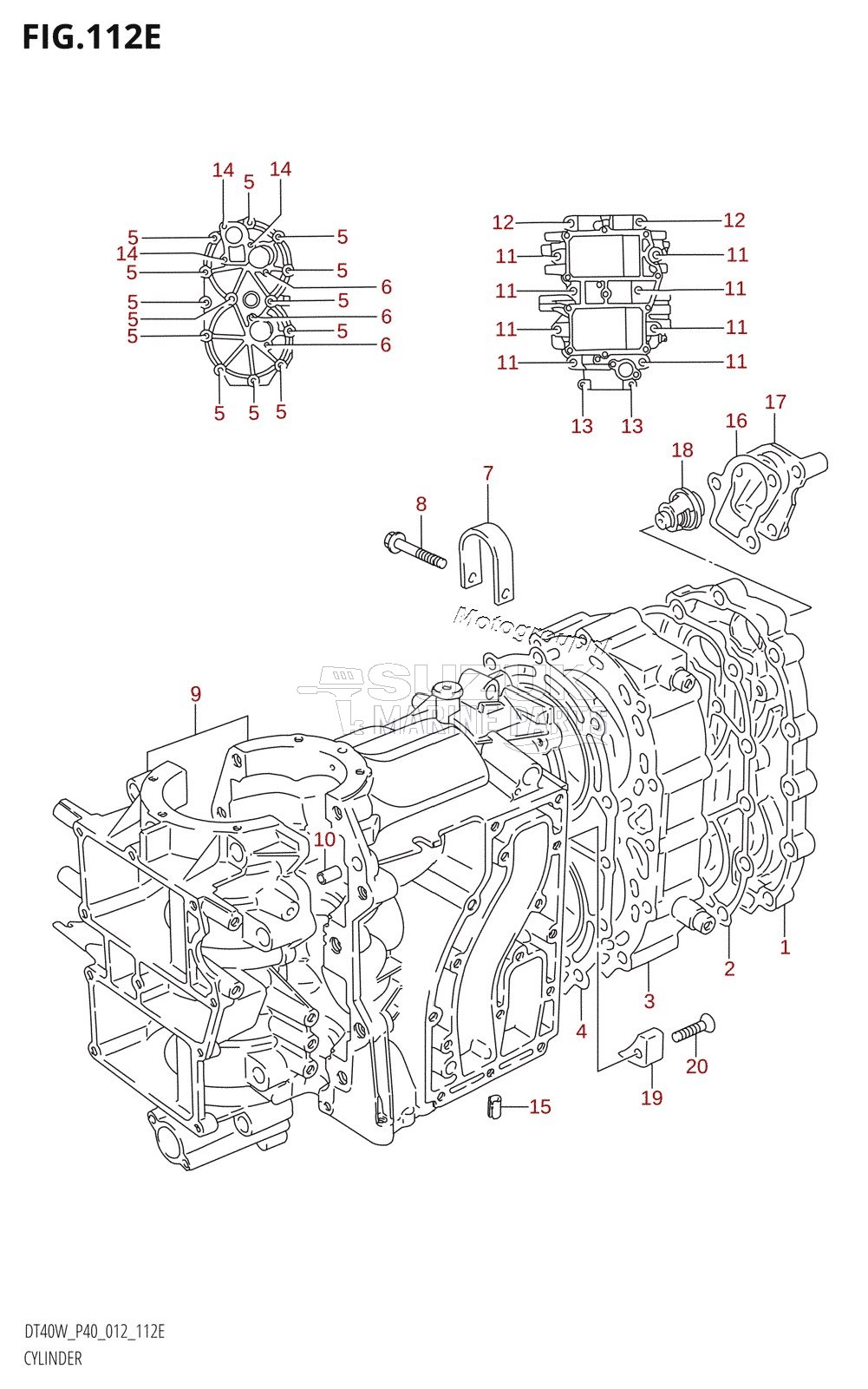 CYLINDER (DT40WK:P40)