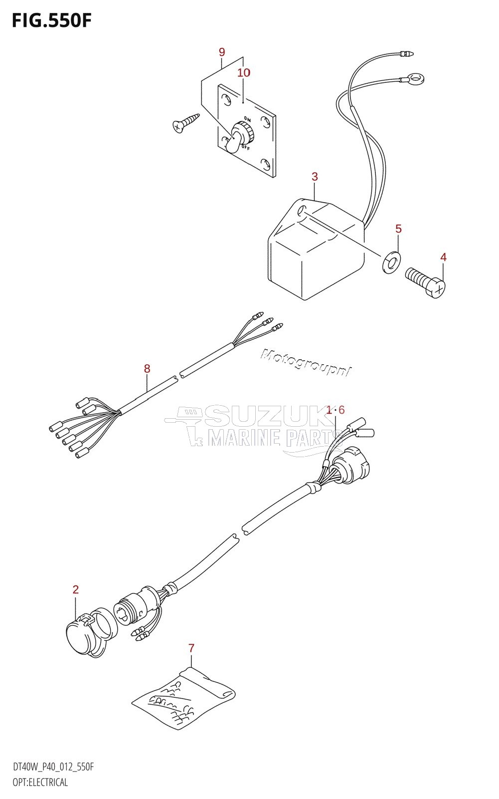 OPT:ELECTRICAL (DT40WR:P90:E-STARTER)