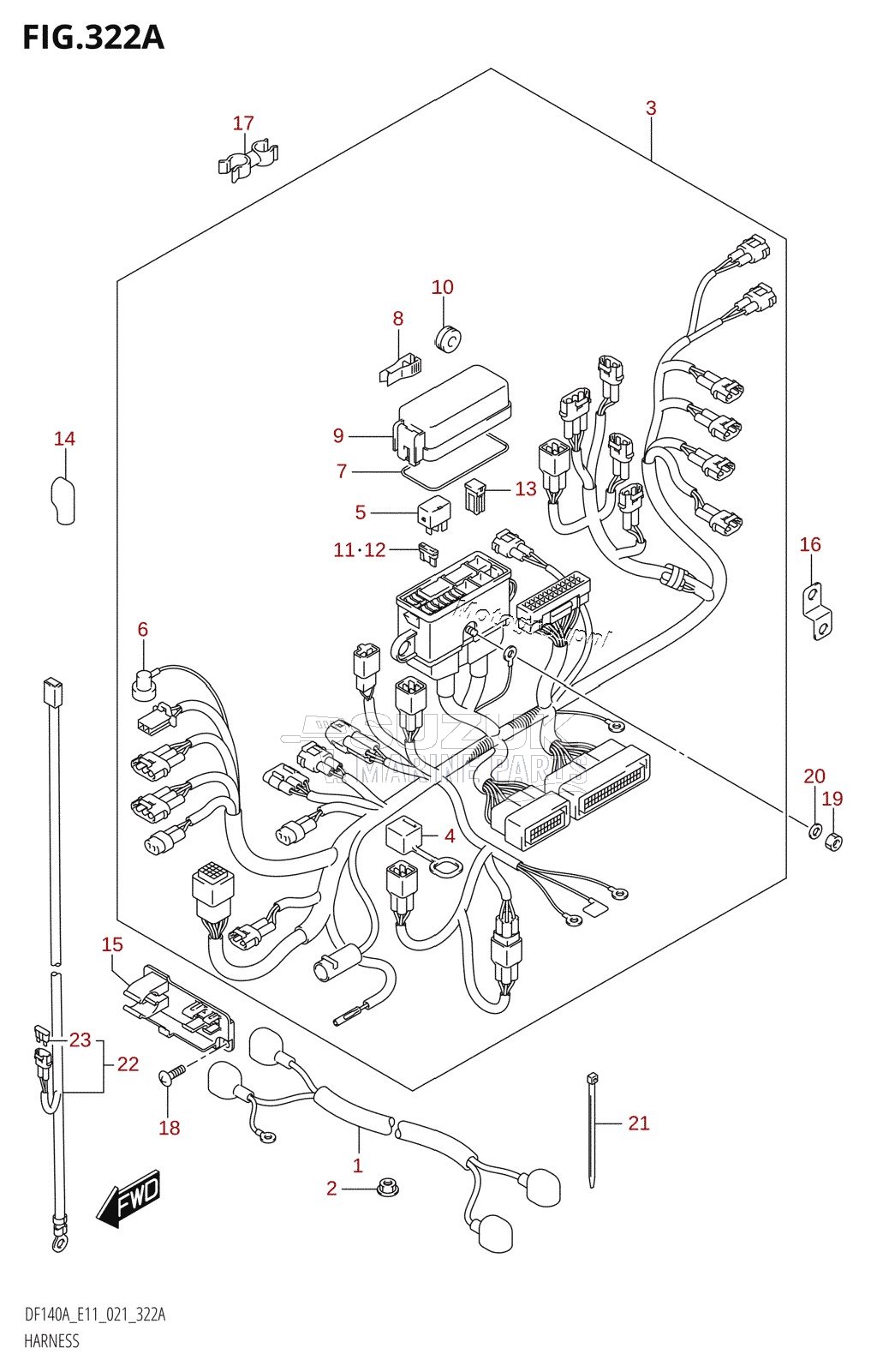 HARNESS (DF100AT)