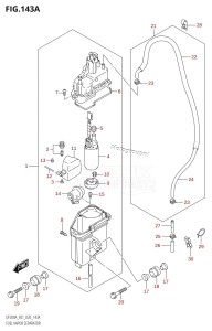 DF150AZ From 15003Z-040001 (E01 E40)  2020 drawing FUEL VAPOR SEPARATOR (E01)