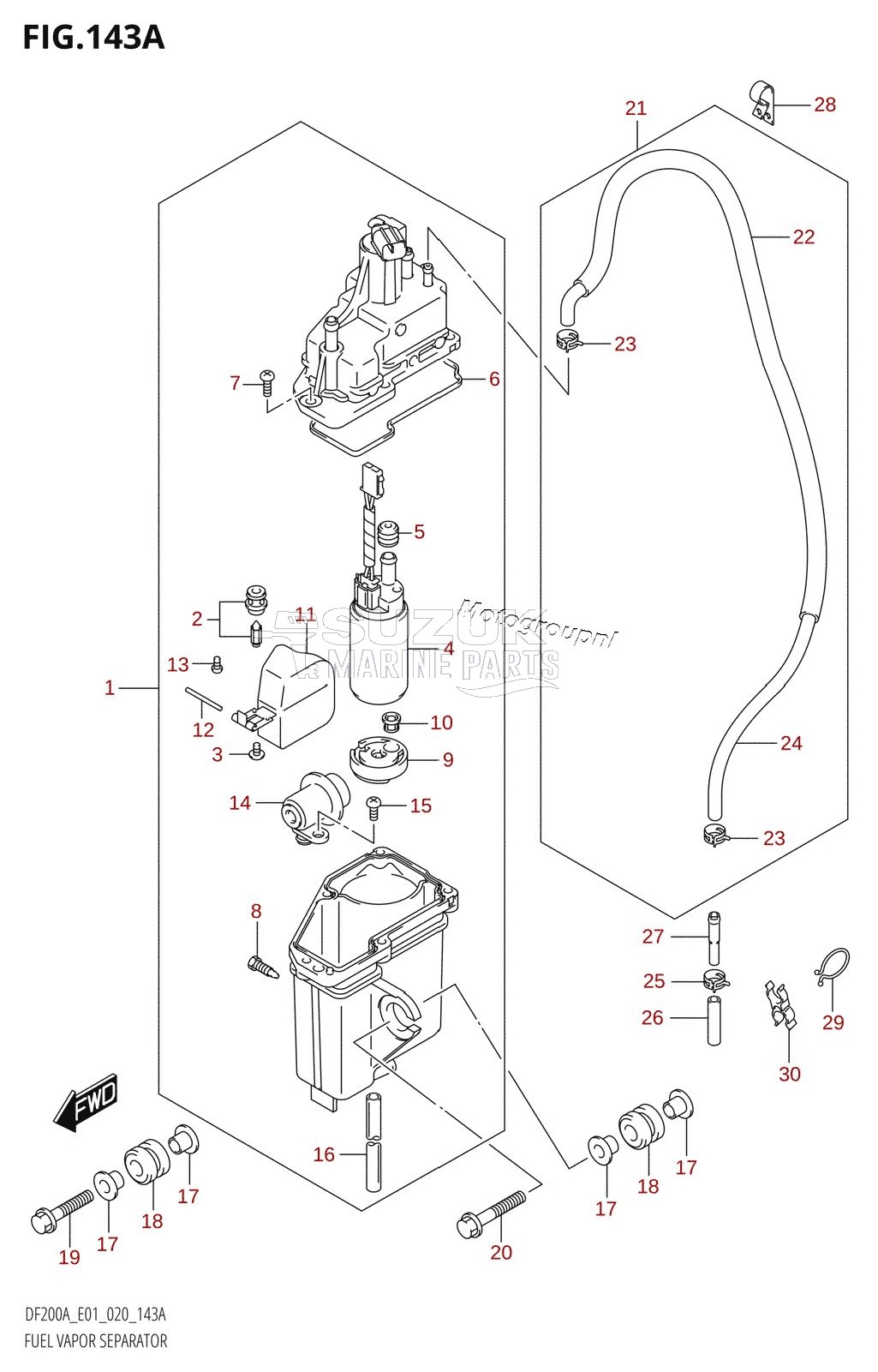 FUEL VAPOR SEPARATOR (E01)