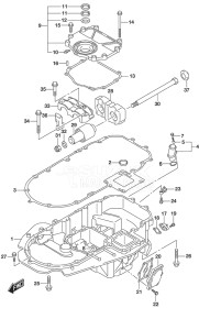 Outboard DF 150 drawing Engine Holder