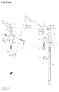 11502F-110001 (2011) 115hp E40-Costa Rica (DF115T  DF115TK10  DF115WT) DF115T drawing CLUTCH SHAFT (K1,K2,K3)