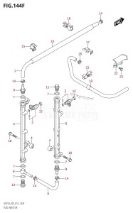 DF200 From 20002F-510001 (E03)  2015 drawing FUEL INJECTOR (DF250Z:E03)