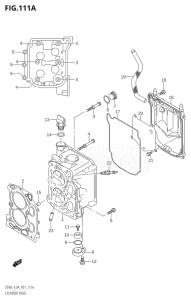 00994F-010001 (2010) 9.9hp P01-Gen. Export 1 (DF9.9AK10  DF9.9ARK10) DF9.9A drawing CYLINDER HEAD