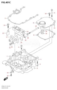 05004F-610001 (2016) 50hp E01-Gen. Export 1 (DF50AVT  DF50AVTH) DF50A drawing ENGINE HOLDER (DF40ATH:E01)