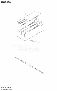 DF9.9B From 00995F-910001 (P03)  2019 drawing OPT:REMOCON CABLE (DF9.9B,DF9.9BT,DF15A,DF20A,DF20AT)